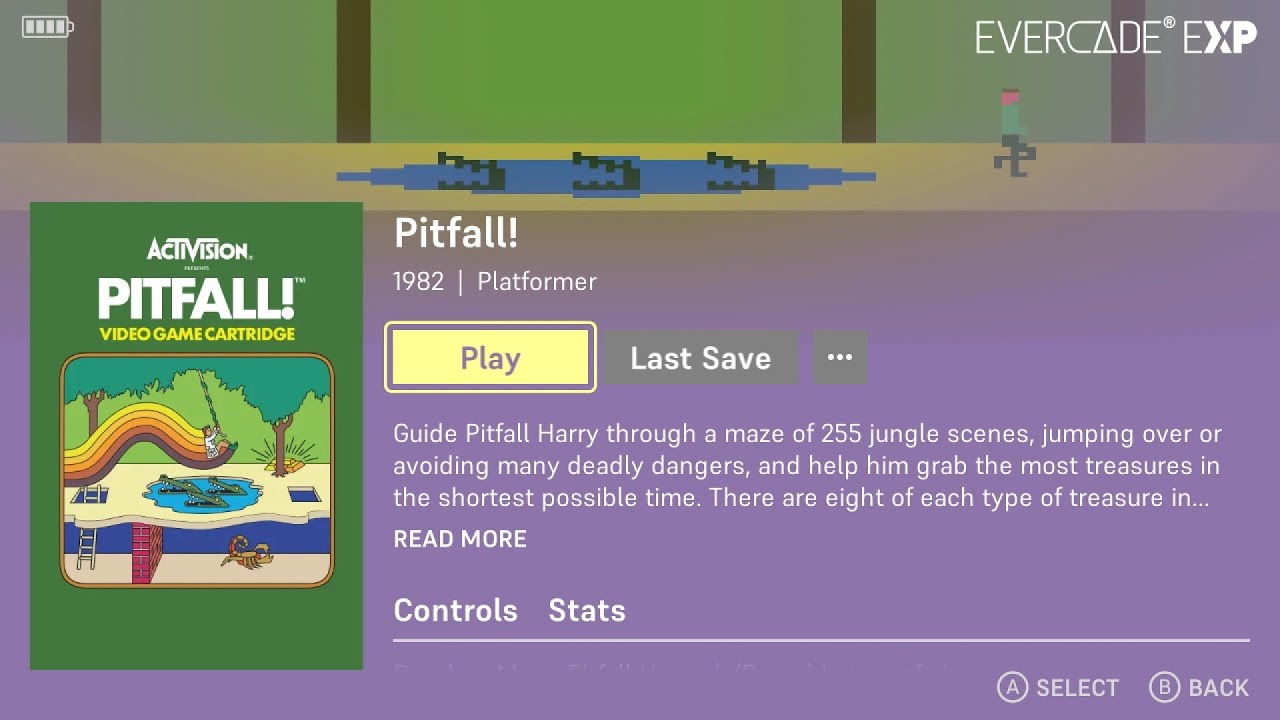 Pitfall! | Activision Collection 1 | Game 9 of 15 | Evercade Handheld