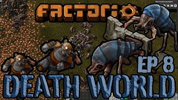 FACTORIO DEATHWORLD with JD-PLAYS | The Defenders - Episode 8
