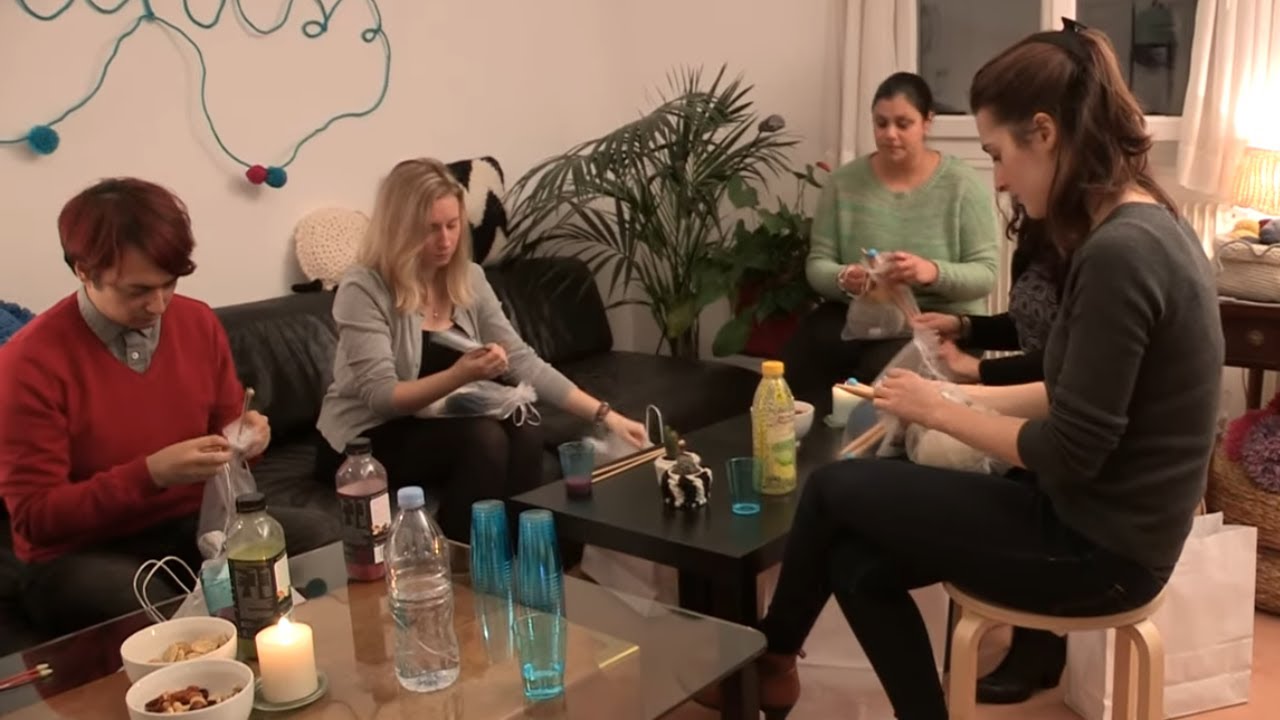 Le tricot, la tendance de l'hiver