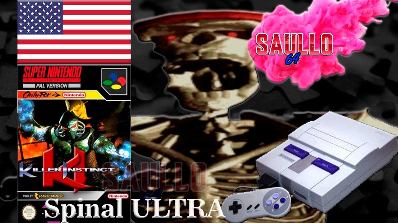 [SNES] Killer Instinct: Spinal - GAMEPLAY I ULTRA (Emulator zsnesw)