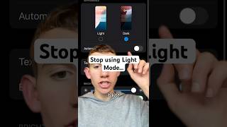 Stop using Light Mode… #iphone #techfacts #techtok