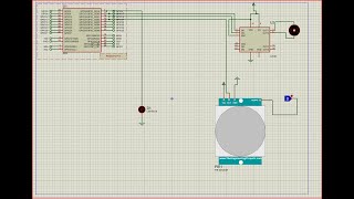 pir sensor with dc motor in   raspberry Pi 4  /  passive infrared sensor # Proteus 8 Professional