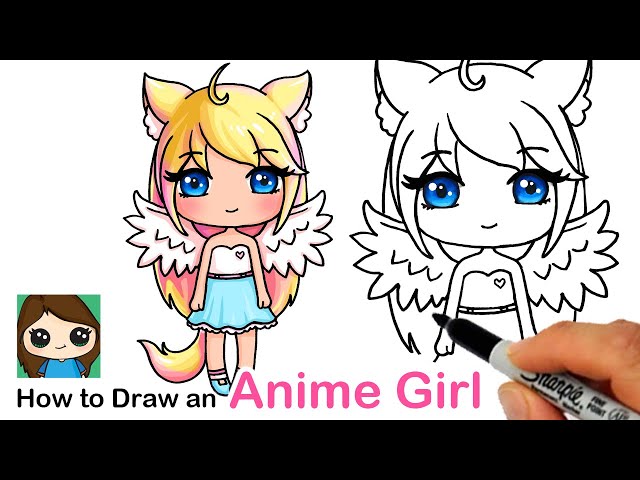 How to Draw an Anime Cute Girl Easy