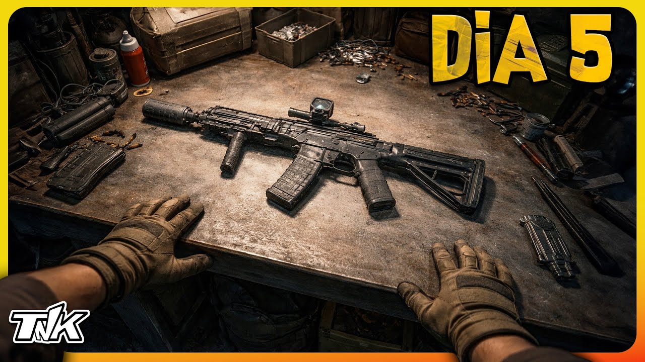 DIA 5 MONTEI UM NOVO RIFLE DE ELITE - OUTBREAK ISLAND