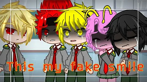 This is my fake smile meme | sad bakugou| Not a ship| MHA