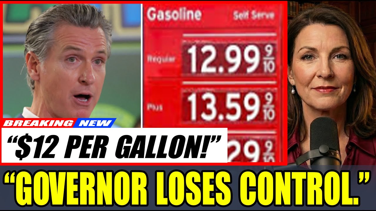 Gasoline prices reaching $12 a gallon cause California governor to lose control | elizabeth davis