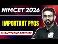 NIMCET 2026 Important PYQs | Quantitative Aptitude | NIMCET 2026 | PW NIMCET #nimcet2026