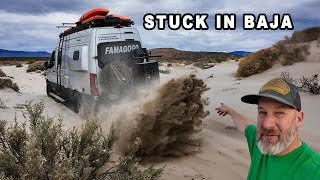 Overland Van Adventure in Baja | Dry Lakebed, Sea Views, and a Sand Trap Disaster! SouthboundEP 17.
