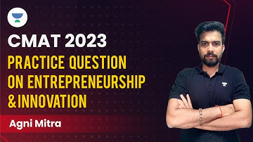 Last Lap to CMAT 2023 | Practice Questions on Entrepreneurship and Innovation #cmat2023