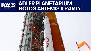 Adler Planetarium holds Artemis II launch party