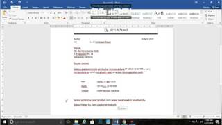 Tutorial Membuat Surat Undangan Rapat pada Ms. Word