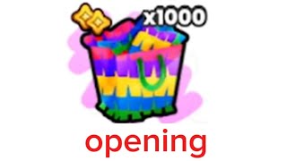 opening 1000 fiesta gifts in pet simulator 99