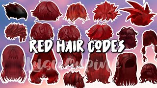 Hair Code 🍄 in 2023  Red hair roblox, Anime haircut, Coding