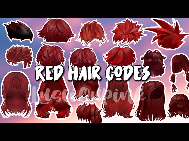 Red Curly Girl Hair - Roblox