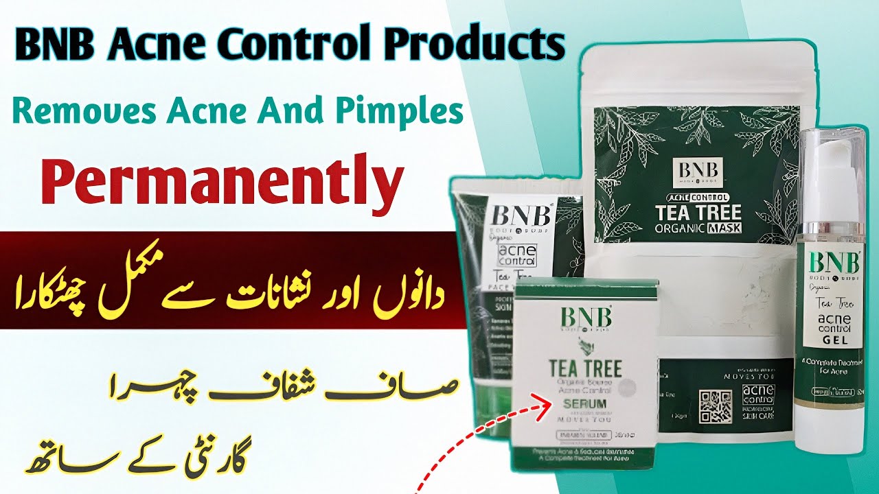 BNB Tea Tree Acne Removal Products | Best Acne Treatment In Pakistan | Pimples Removal Cream
