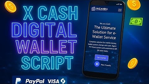 How To Make Digital Wallet Website Like PayPal l XCash Digital Wallet Website Script 