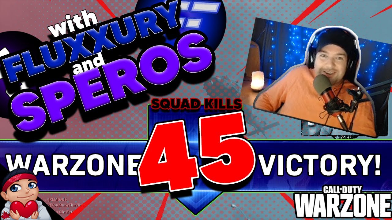 45+ KILLS W/ SPEROS & FLUXURY (Modern Warfare Warzone Battle Royale)