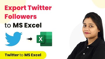 How to Automatically Export Twitter Followers to MS Excel - Twitter MS Excel Integration