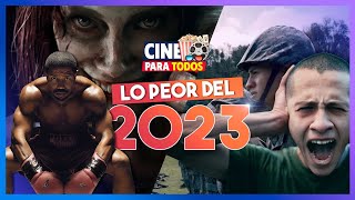 ¡El cine que nos DECEPCIONÓ en 2023!
