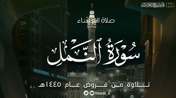 عشاء الأحد، ماتيسر من سورة النمل، ١٤٤٥/١٠/١٢هـ، د. عاصم بن محمد اللحيدان