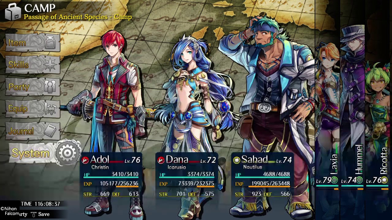 Ys VIII -Lacrimosa of DANA Airwalk Glitch - sequence break & speedrun glitch / exploit out of bounds