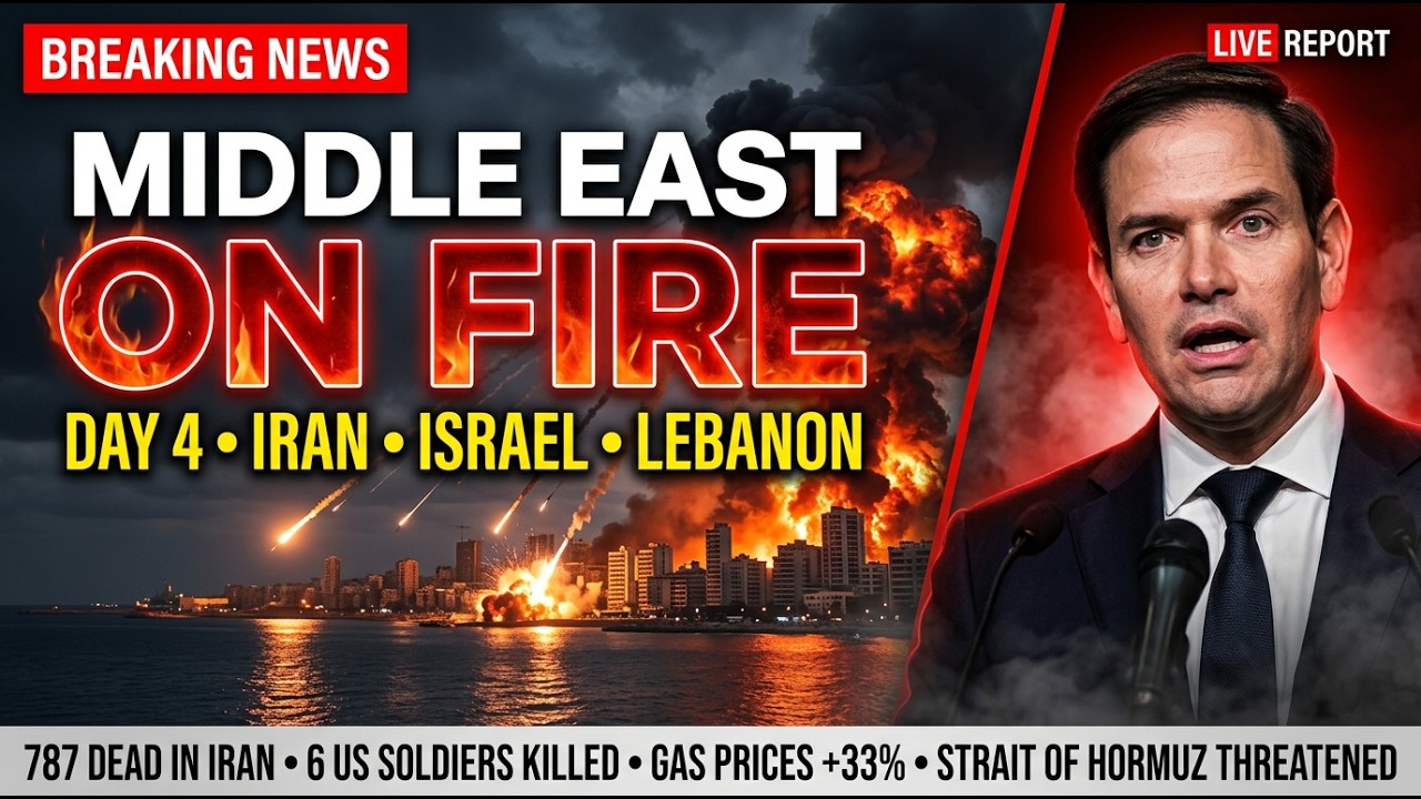 The Middle East Is On Fire — Day 4: Iran, Israel, Lebanon & The War Nobody Saw Coming