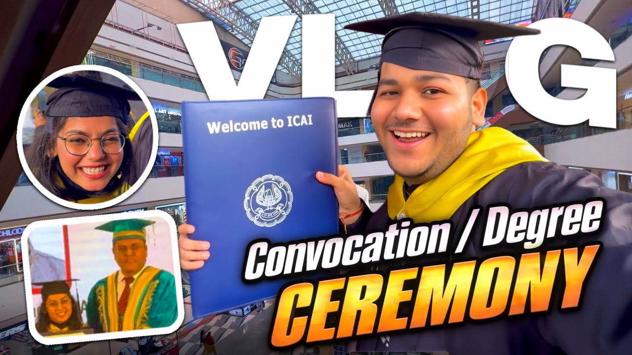 CA Convocation Day 🏆 | Degree Mil Gayi Didi Ko | Emotional Vlog 