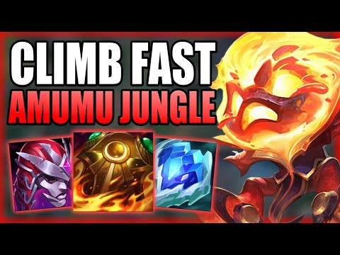 THIS BUILD LETS YOU CLIMB OUT OF LOW ELO FAST WITH AMUMU JUNGLE! - League of Legends Gameplay Guide
