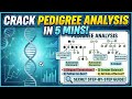 Pedigree Analysis Tricks 🔥 | Score Full Marks in NEET 2026