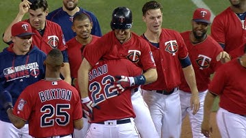 7/29/16: Mauer draws walk-off walk in extras