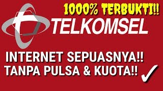 Cara internet gratis telkomsel 2021 Tanpa Kuota & Pulsa Bisa Internetan