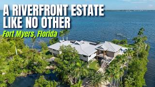 A Private Lagoon Runs Beneath This Fort Myers Estate | 13230 Linton Rd #waterfrontliving