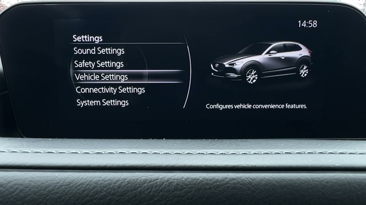 Mazda CX-30 – How to Adjust Leaving Home Lights Duration - YouTube