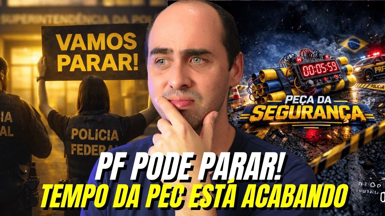 PF vai parar por causa do Fundo Anti crime?  PEC da segurança (da PRF) vai para frente?