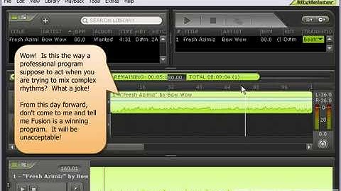 MixMeister Fusion: (BUG) Halving the Tempo Bug (7.1.1)