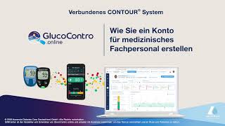 GlucoContro.online: Wie Sie ein Konto für medizinisches Fachpersonal erstellen | Deutschland (de_DE)