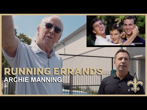 Archie Manning's NFL Career | Running Errands w/ Saints Legends