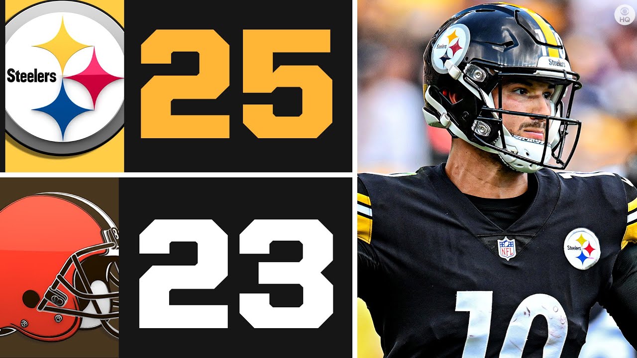 Thursday Night Football Preview Steelers vs Browns Storylines & EXPERT
