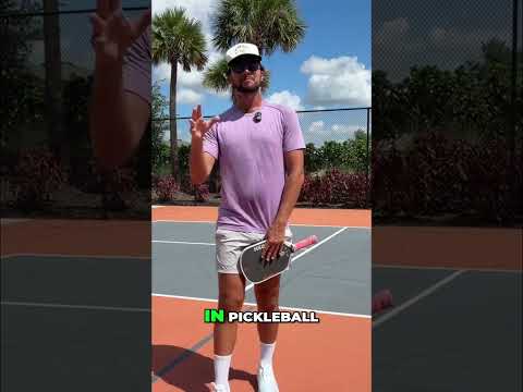 Let the paddle work! #pickleball #pickleballtips