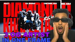 Ab 17- DIAMOND KHAPEETAR (Encore ABJ Remix) Feat. LIL BHAVI | Reaction - Lil Huslter 
