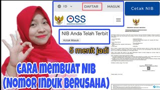 TERBARU! CARA MEMBUAT NIB SECARA ONLINE TAHUN 2023