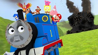 Sfm Mario & Sonic And Crossovers And The Magic Railroad Deleted Scene