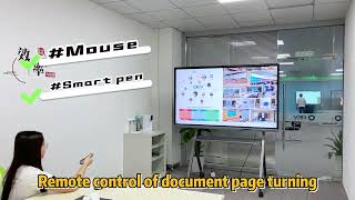 Ways to control OKV interactive flat panel:  touch & smart mouse & smart pen & remote control