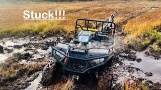 Four wheeling and moose hunting in Alaska. #muskeg #moosehunting
