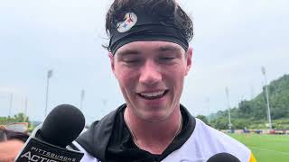Drew Allar, Steelers, on learning from Aaron Rodgers