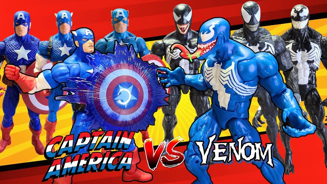 Captain America & Venom Gamerverse - Marvel Legends Versus, Review & Totally NOT Worth the Money