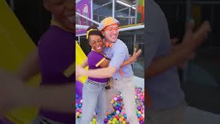 3, 2, 1, JUMP IN!🥳 #ballpit #blippi