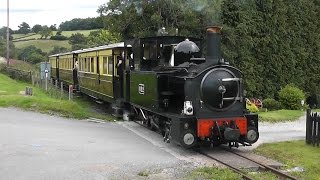 The Earl & Countess on the Welshpool & Llanfair Light Railway  August 2015