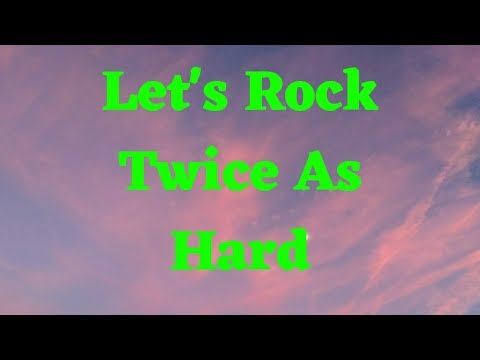 Let's Rock Twice As Hard 🎶#HappyNewYear #heavymetal