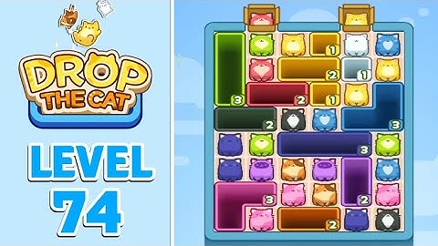 Drop The Cat Level 74 Walkthrough Solution